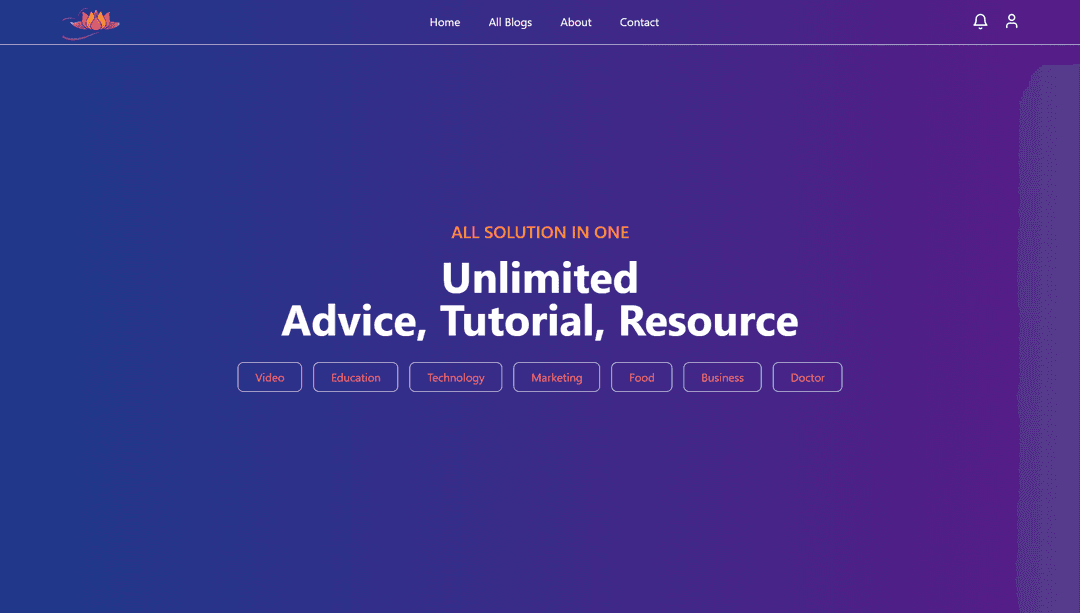 Bloging website